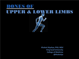 Bones of Upper Limb