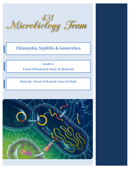 Chlamydia, Syphilis & Gonorrhea