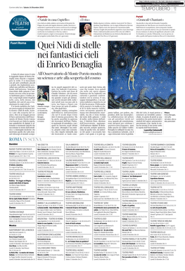 Quei Nidi Di Stelle Nei Fantastici Cieli Di Enrico Benaglia