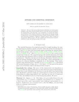 Arxiv:1601.00590V2 [Math.GR] 17 Mar 2016 O 4 Mod 0 Ae St Xedti Eutt L Hrceitc Xet2