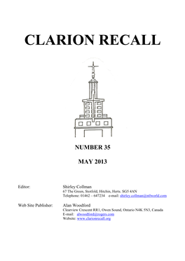 Clarion Recall No 29 June 2010