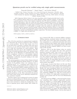 Quantum Proofs Can Be Verified Using Only Single Qubit Measurements