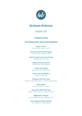 Graham Kirkman