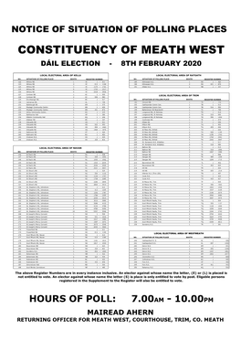 Polling Scheme