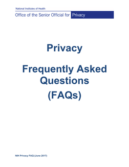 Privacy Faqs