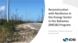 The Bahamas (RRESB) Program