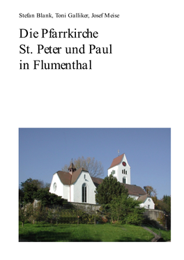 Die Pfarrkirche St. Peter Und Paul in Flumenthal