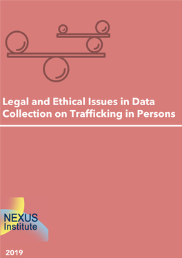 Legal and Ethical Issues in Data Collection on Trafficking in Persons