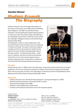 Vladimir Kramnik the Biography