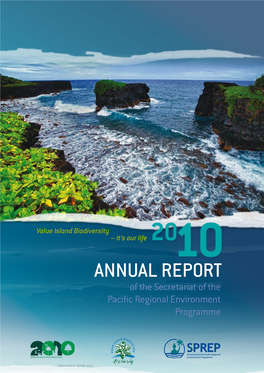 ANNUAL REPORT of the Secretariat of the Pacific Regional Environment Programme