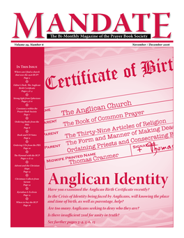 Anglican Identity