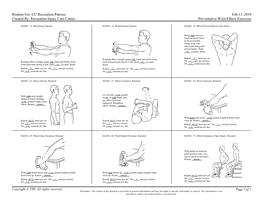 Preventative Wrist and Elbow Exercises