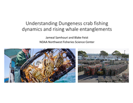 Understanding Dungeness Crab Fishing Dynamics and Rising Whale Entanglements