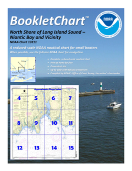 Bookletchart™ North Shore of Long Island Sound – Niantic Bay and Vicinity NOAA Chart 13211