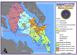 For County Commissioner Districts: Click Here for a Map in PDF Format