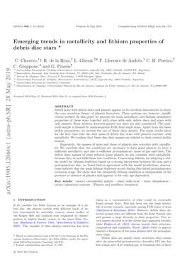 Emerging Trends in Metallicity and Lithium Properties of Debris Disc Stars