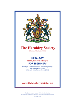 Heraldry for Beginners