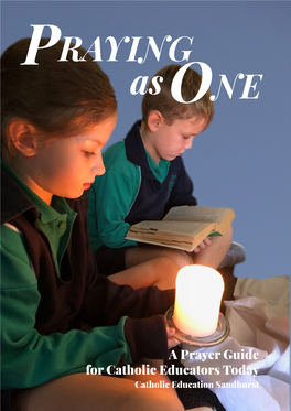 A Prayer Guide for Catholic Educators Today Catholic Education Sandhurst Catholic Education