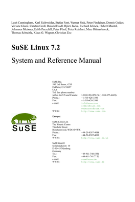Suse Linux / Installation