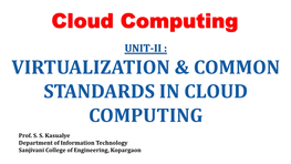 Cloud Computing