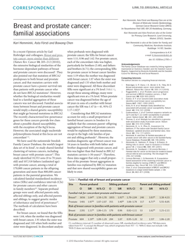 Breast and Prostate Cancer: Im Neuenheimer Feld 580, 69120 Heidelberg, Germany