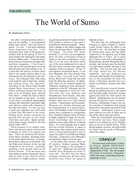 The World of Sumo