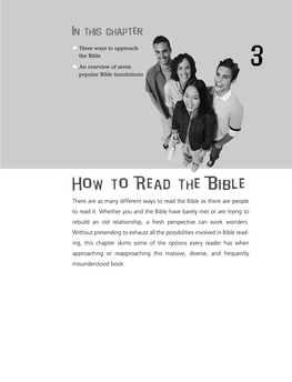 How to Read the Bible