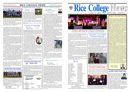 RICE COLLEGE NEWS Soccer U18 - Into League Semi-Final Connacht Colleges Senior (A) League Soccer - Connacht U16 League