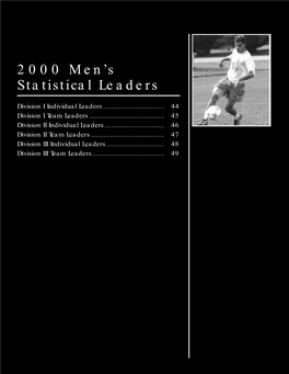 2001 NCAA Soccer Records Book