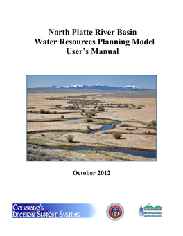 North Platte River Basin Water Resources Planning Model User's