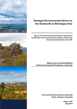 Strategic Environmental Advice on the Dawesville to Binningup Area