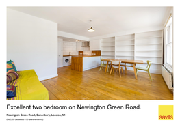 Excellent Two Bedroom on Newington Green Road