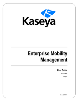 Enterprise Mobility Management Module Minimum Requirements