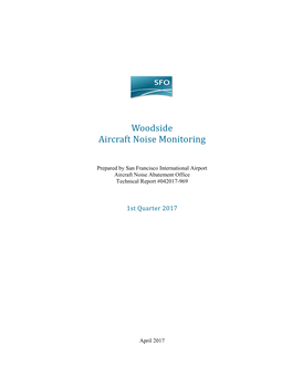 Woodside Aircraft Noise Monitoring