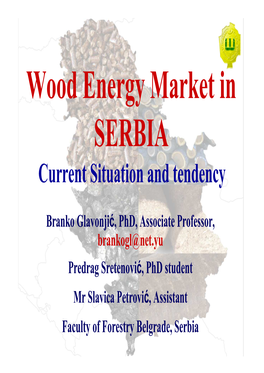 Wood Energy Market in SERBIA Current Situation and Tendency