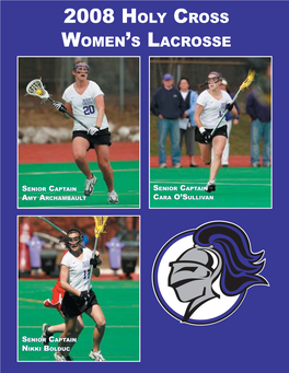 2008 Women's Lacrosse Webguide.Indd