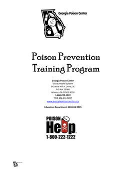 Poison Prevention Training Program