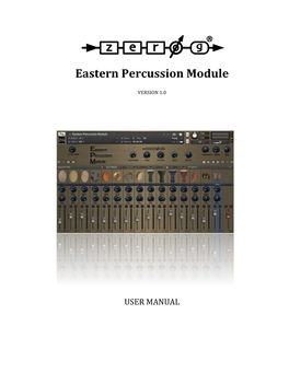 Eastern Percussion Module