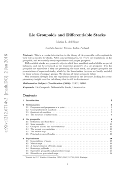 Lie Groupoids and Differentiable Stacks