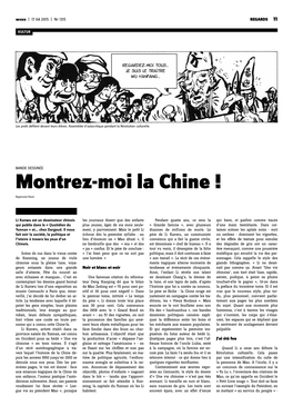 Montrez-Moi La Chine ! Raymond Klein