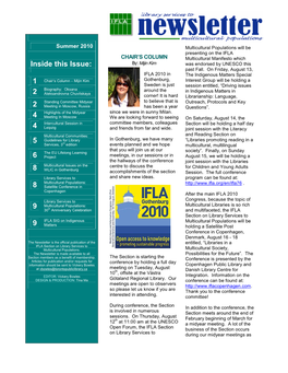 IFLA Newsletter