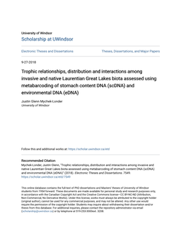 Trophic Relationships, Distribution and Interactions Among Invasive And