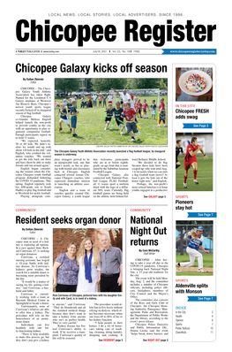 Chicopee Galaxy Kicks Off Season