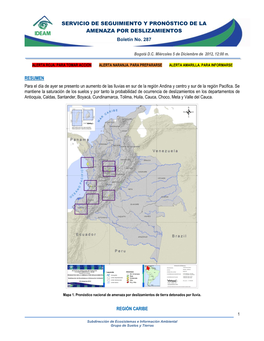 Servicio De Vigilancia Y Pronóstico De La