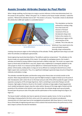 Aussie Invader Airbrake Design by Paul Martin