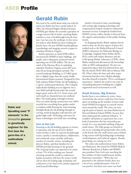 June 2007 ASCB Newsletter Member Profile