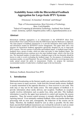 Scalability Issues with the Hierarchical Feedback Aggregation for Large-Scale IPTV Systems