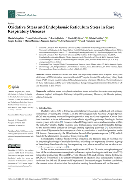 Oxidative Stress and Endoplasmic Reticulum Stress in Rare Respiratory Diseases