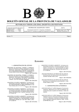 Boletín Oficial De La Provincia De Valladolid, Y Deberán Finalizarse En El Con Esta Fecha La Excma