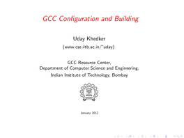 GCC Configuration and Building